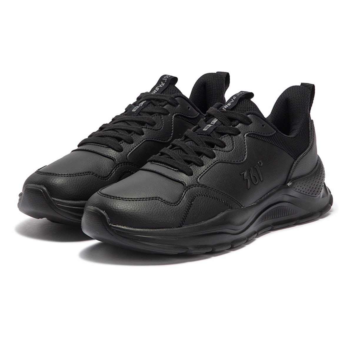 361° Vintage Cushioning Abrasion Resistant Lightweight Low top Casual Running Shoes Men’s Obsidian Black