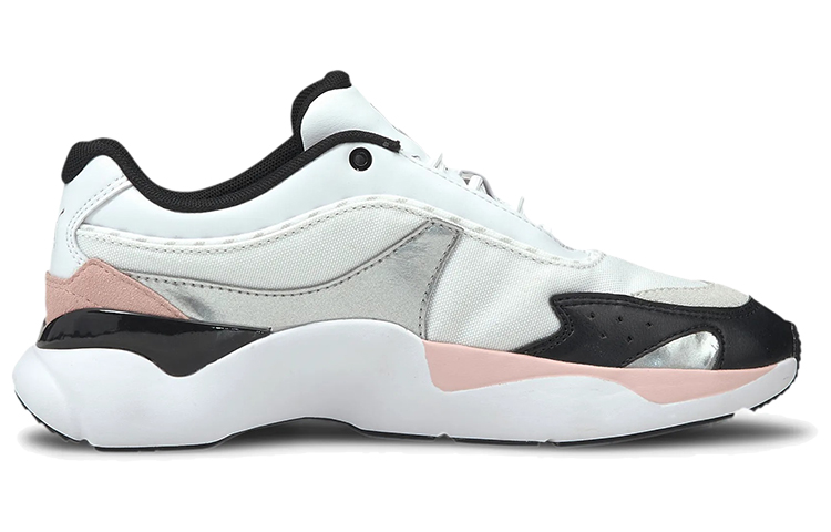 Женские кроссовки PUMA Lia FS (бело-черно-серебристые) — фото 2