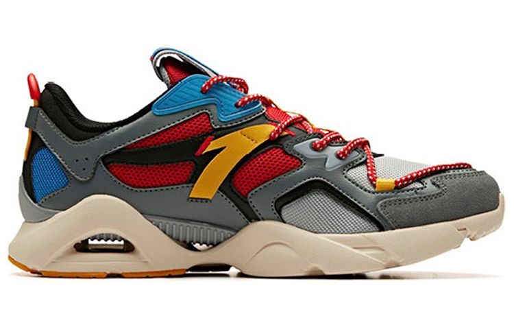 Anta Comfortable Balance Lightweight Balance Lightweight Low top Running Shoes Men’s Gray Red