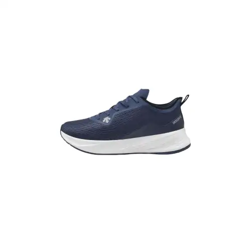 DESCENTE Enerzite Slip Resistant Abrasion Resistant Low top Running Shoes Unisex Navy Blue