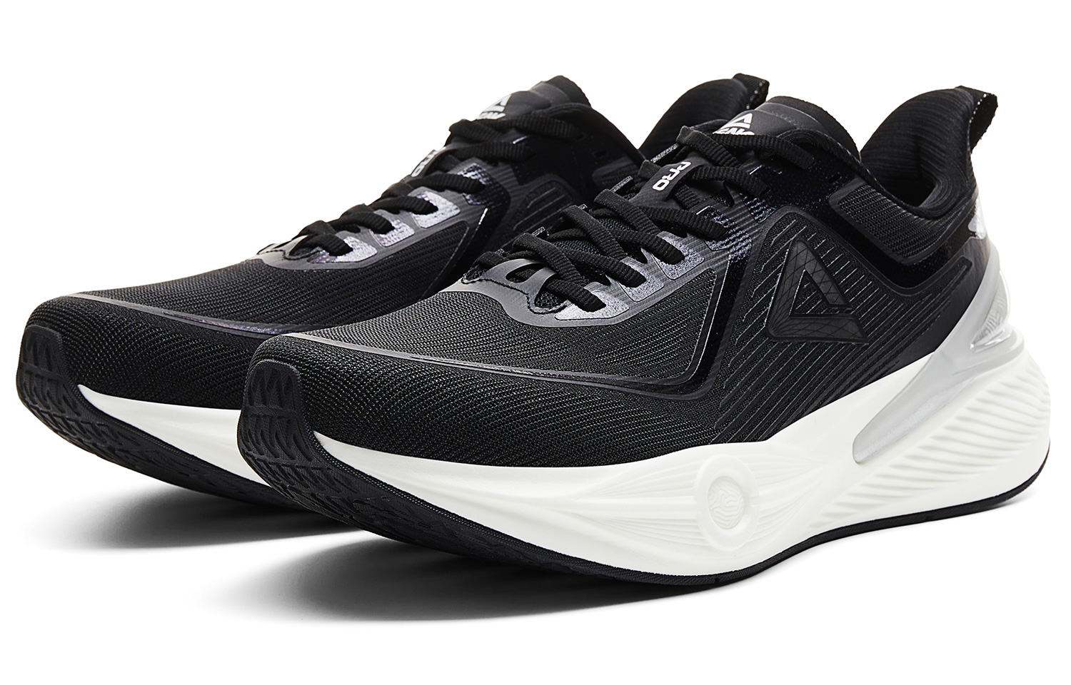 PEAK Taichi 7.0 PRO Slip Resistant Abrasion Resistant Support Low top Training Running Shoes Men’s Black White