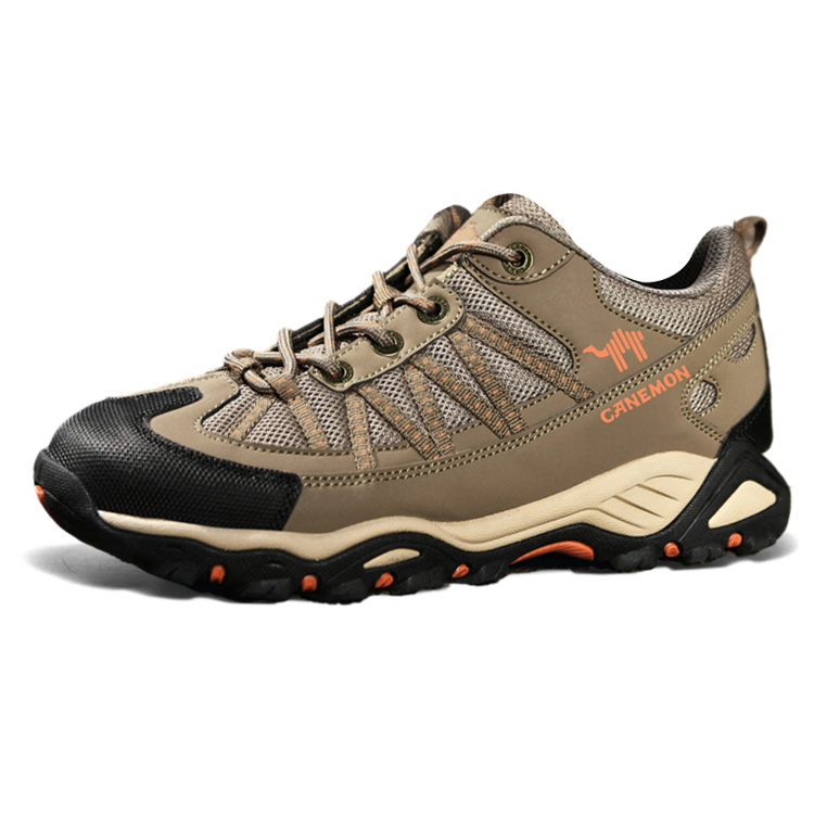 LINGHANGLUOTUO Outdoor Shoes Men’s Low Top Black/Gray/Dark Blue/Brown