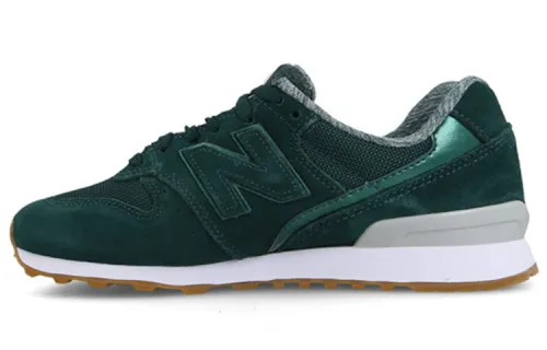 New Balance 996 Series Wear resistant Non Slip Shock Absorption Retro Low Tops Green Women's