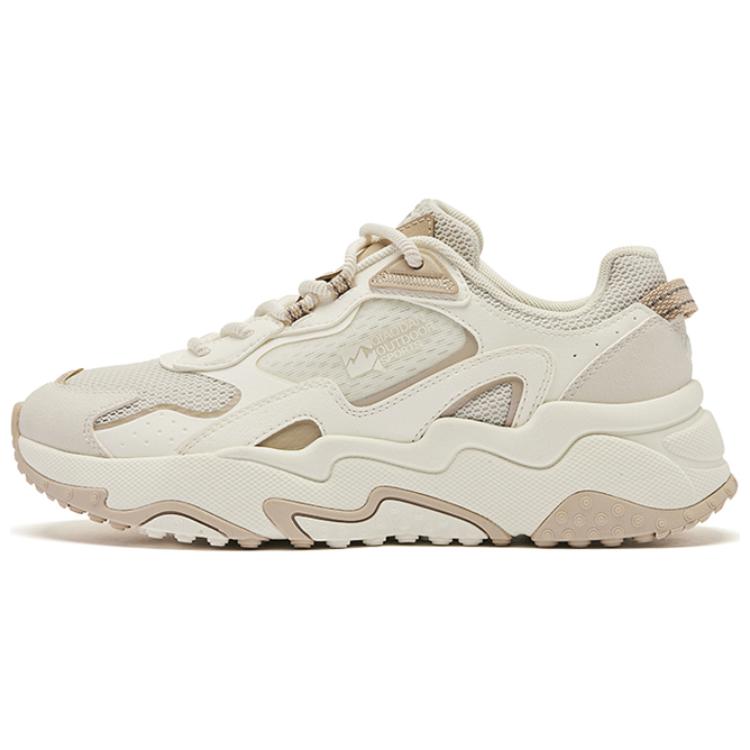 QIAODAN Cushioning Breathable Low top Running Shoes Women’s Beige Brown