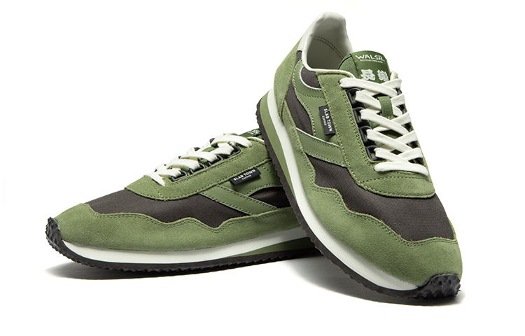 Slab Town x Norman Walsh Vintage Leather, Nylon Cushioning Slip Resistant Abrasion Resistant Lightweight
