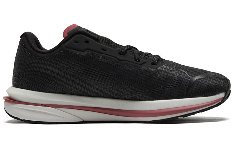 Женские кроссовки PUMA Velocity Nitro 1 Wtr Wns (черно-серебристо-желтые) — Чёрный / серебристый / жёлтый / красный / белый — фото 2