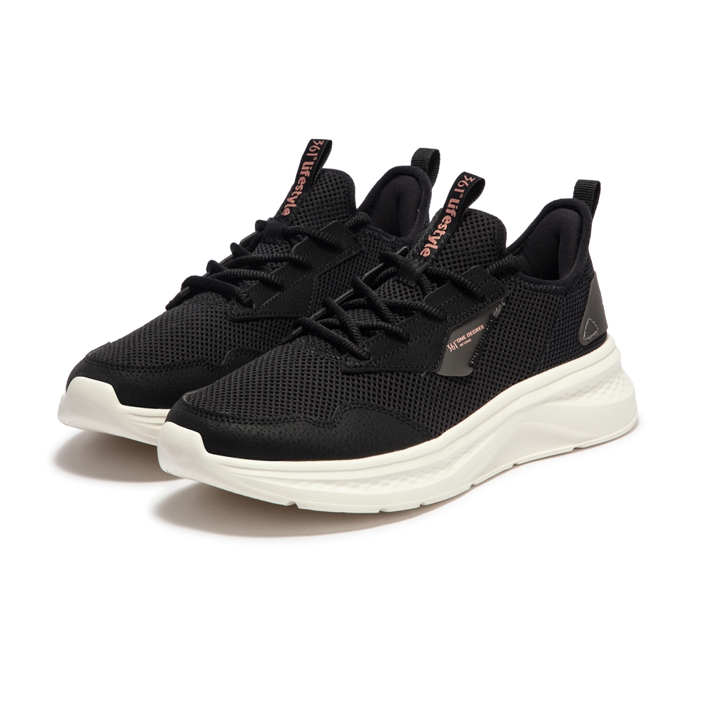 361° Cushioning Breathable Lightweight Low top Casual Sprint City Commuting Running Shoes Women’s Obsidian Black