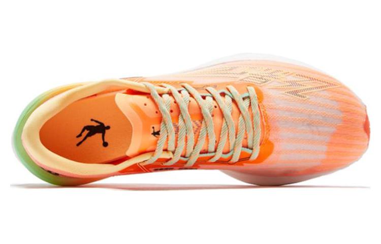 QIAODAN Feiying PB2.0 Slip Resistant, Abrasion Resistant, Breathable Low top Running Shoes Women’s Electric Orange