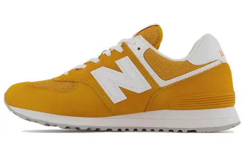 New Balance 574 Yellow White
