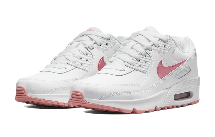 Nike Air Max 90 Leather ‘White Pink Glaze’ Gs