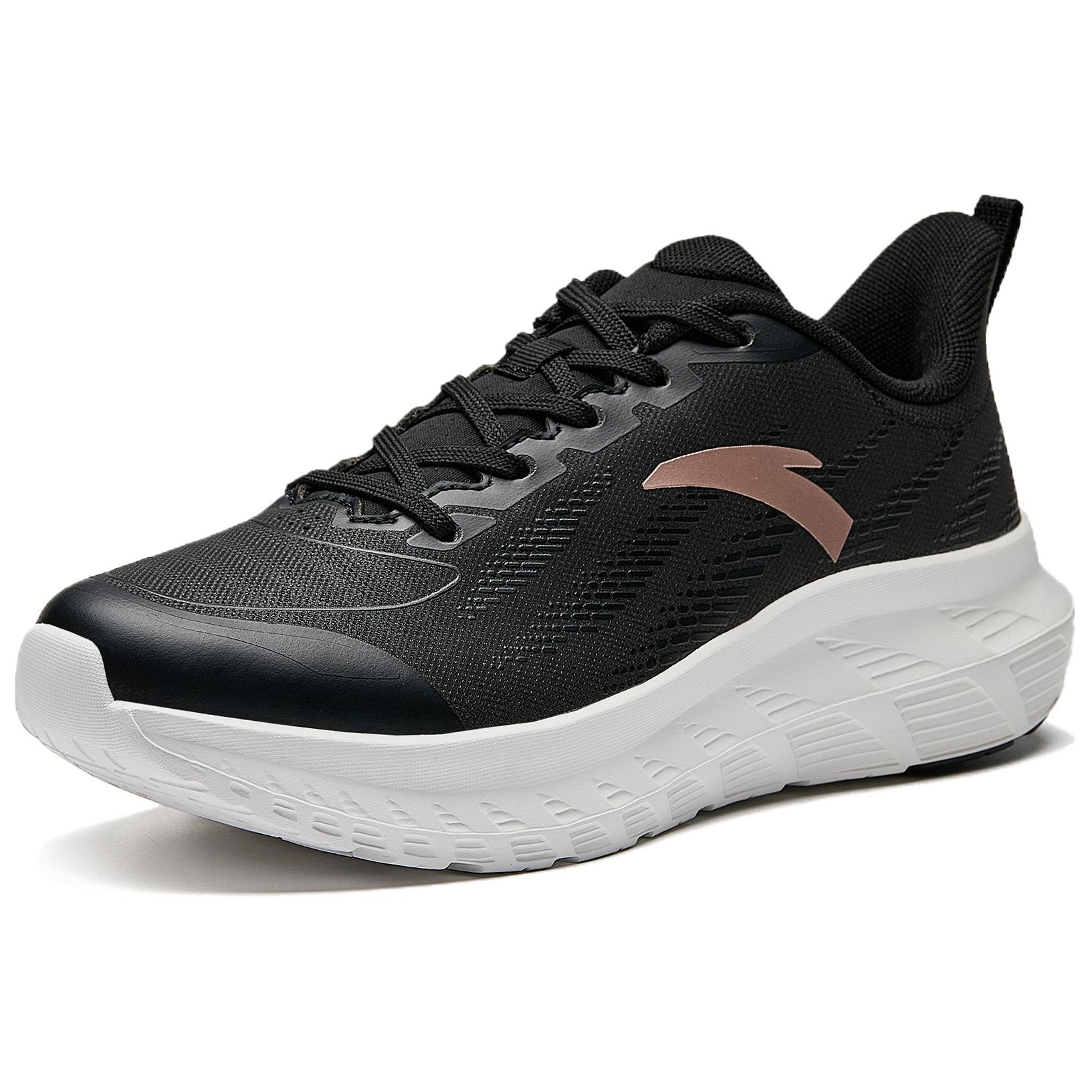 Anta Slip Resistant Abrasion Resistant Slip Resistant Abrasion Resistant Low top Casual Running Shoes Women’s Black