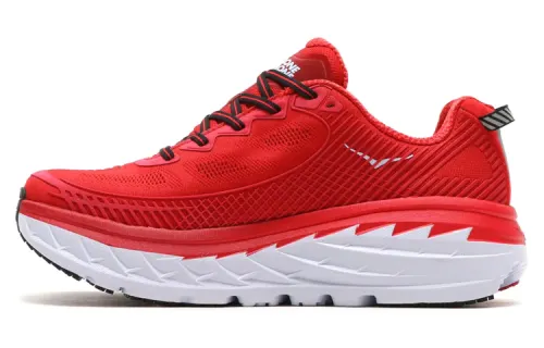 HOKA ONE ONE Bondi Running Shoes Men's Low Top Red