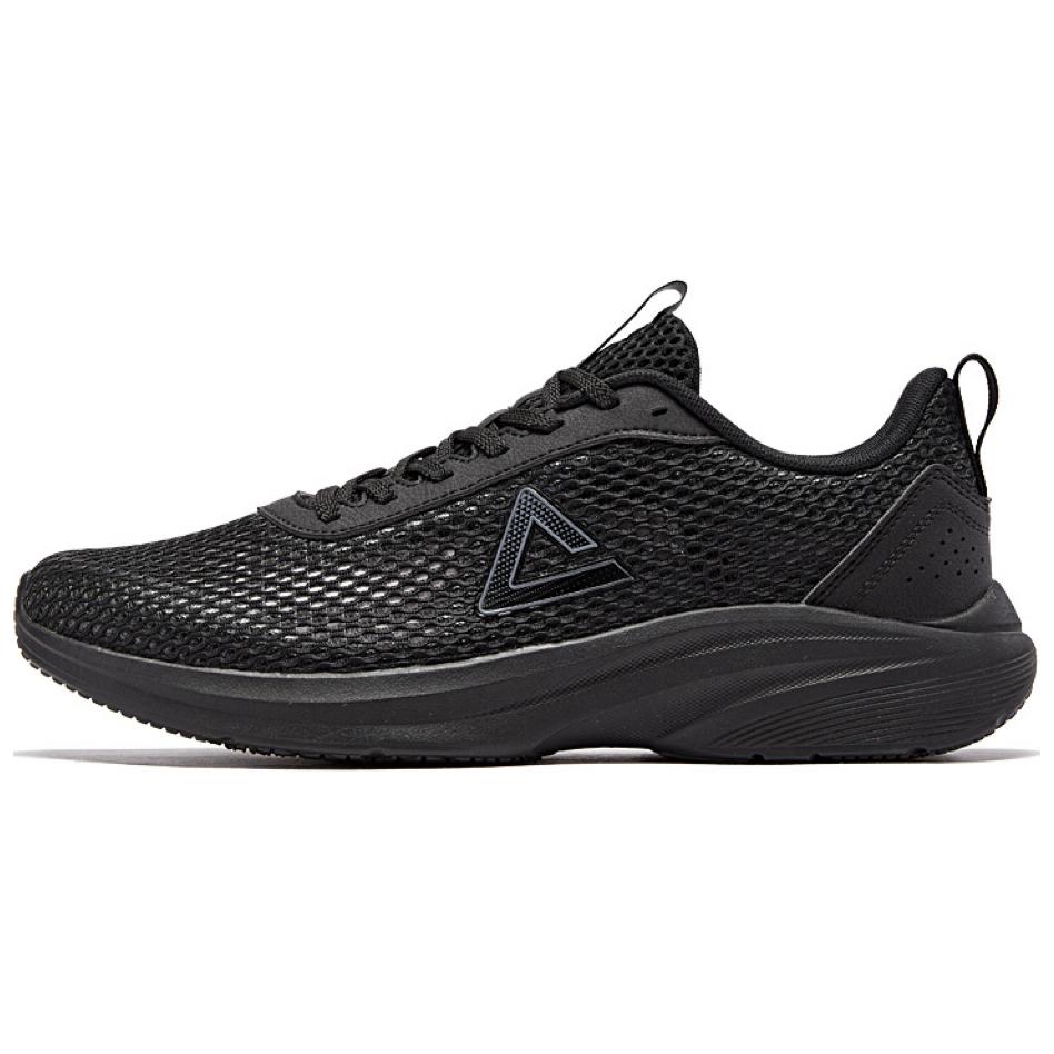 PEAK Low top Casual Running Shoes Men’s All Black
