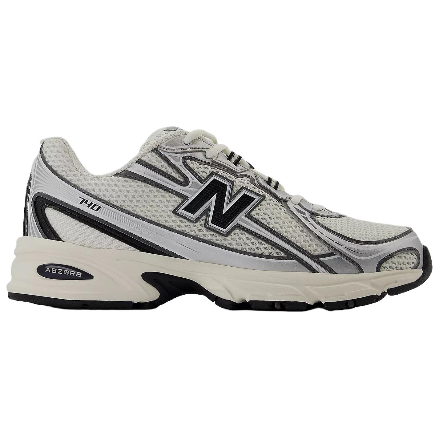 740 New Balance ‘Sea Salt Black Silver Metallic’