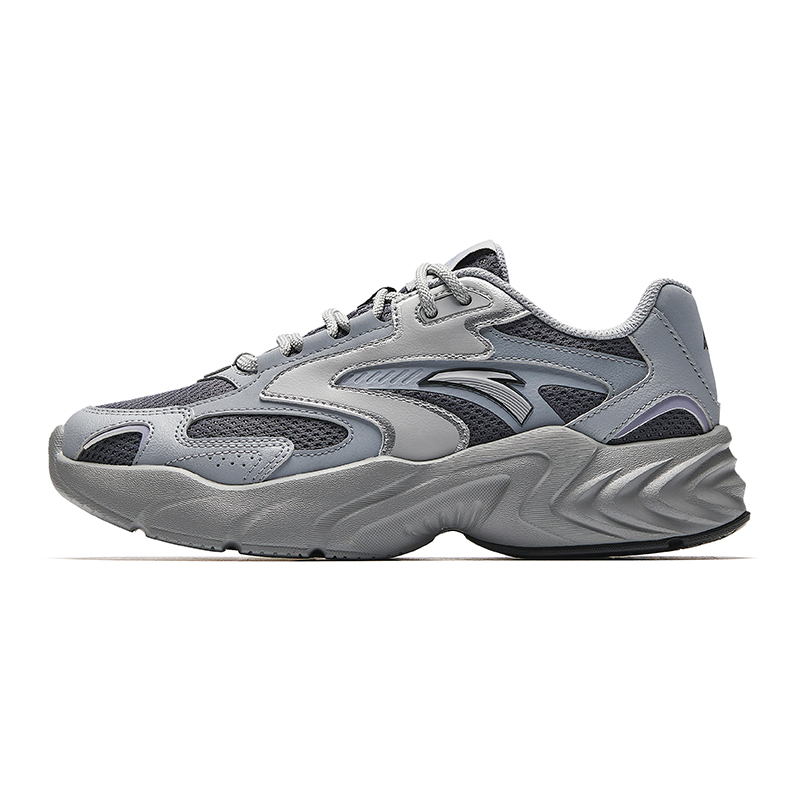 Anta Slip Resistant, Abrasion Resistant, Rebound Low top Casual Running Shoes Women’s Gray