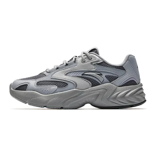 Anta Slip Resistant, Abrasion Resistant, Rebound Low top Casual Running Shoes Women's Gray