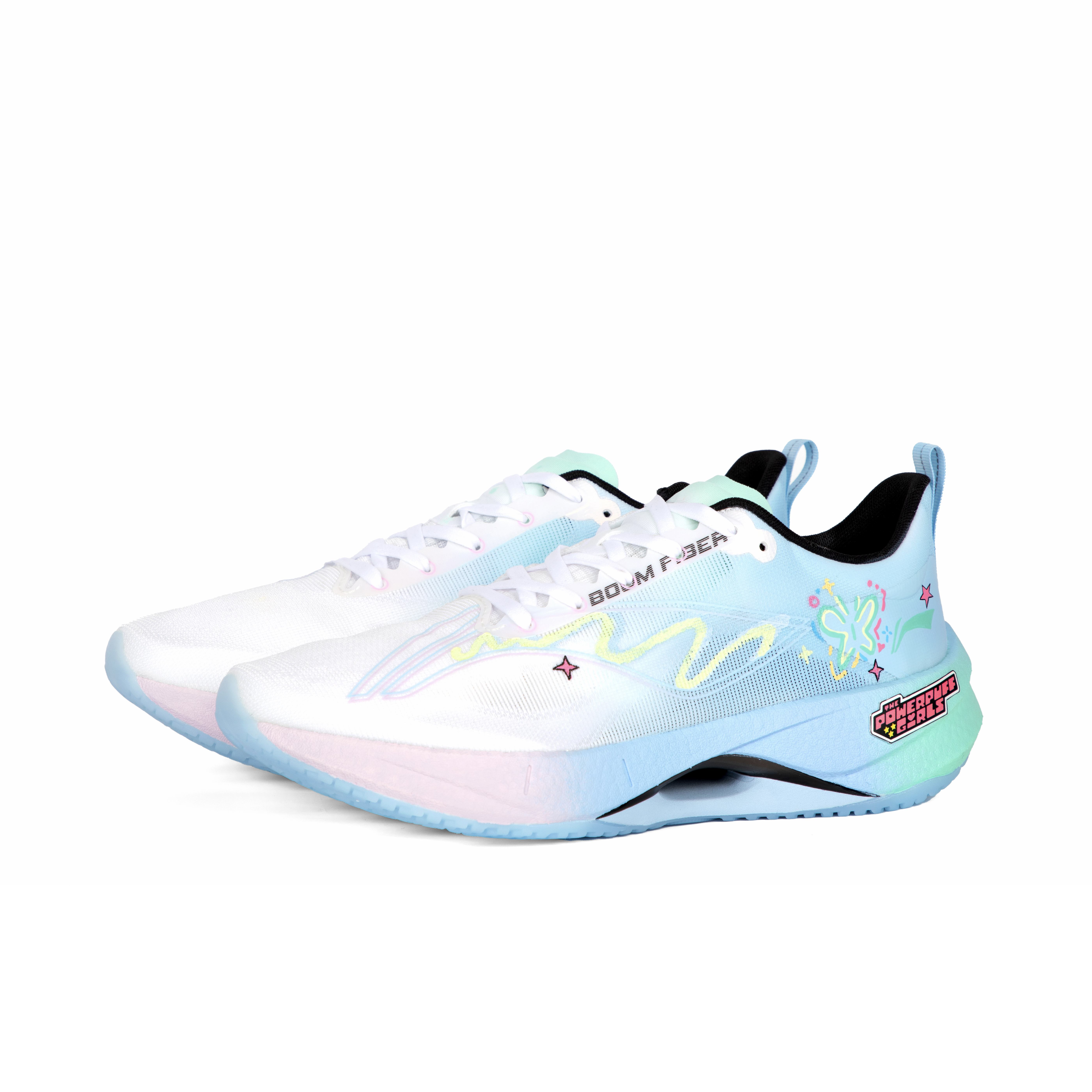 Li Ning Super Light 21 Cushioning, Wear Resistant Low top Casual Running Shoes Unisex Ice Blue Green