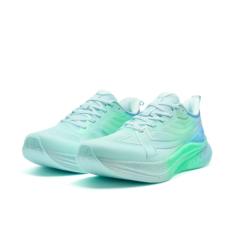 XTEP 2000km 3.0 Low top Training Long Distance Running Sprint Running Shoes Men’s Blue Turquoise Green