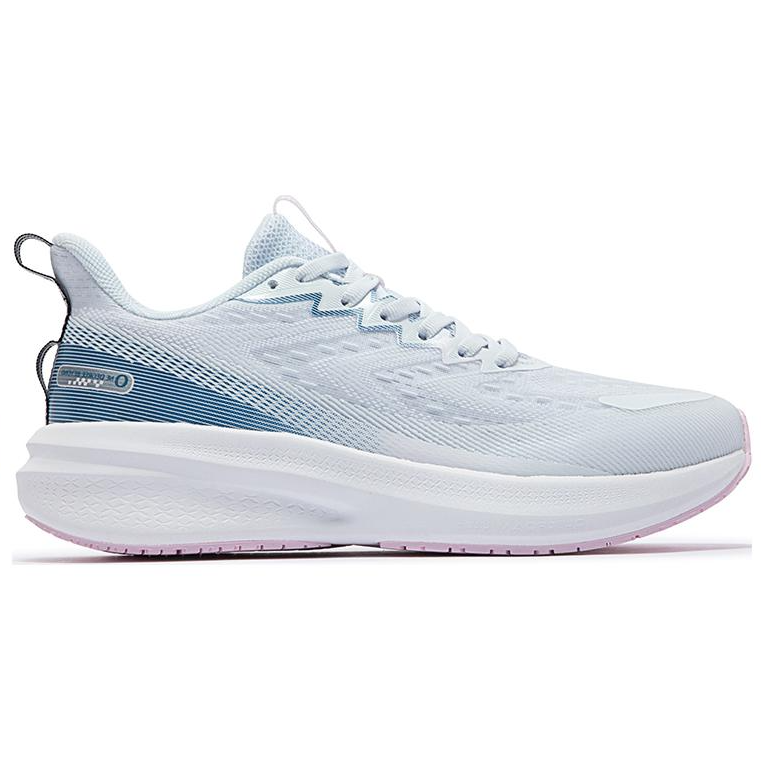 361° Comfortable And Breathable Abrasion Resistant Low top Casual Running Shoes Women’s White Blue