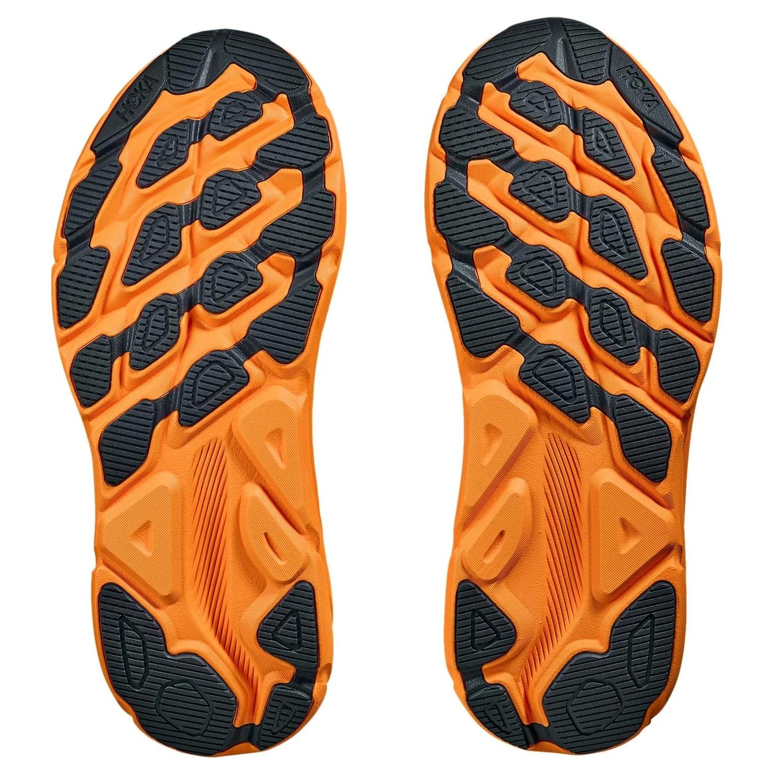 Мужские кроссовки HOKA Clifton 9 GTX (сине-оранжевые) — фото 5