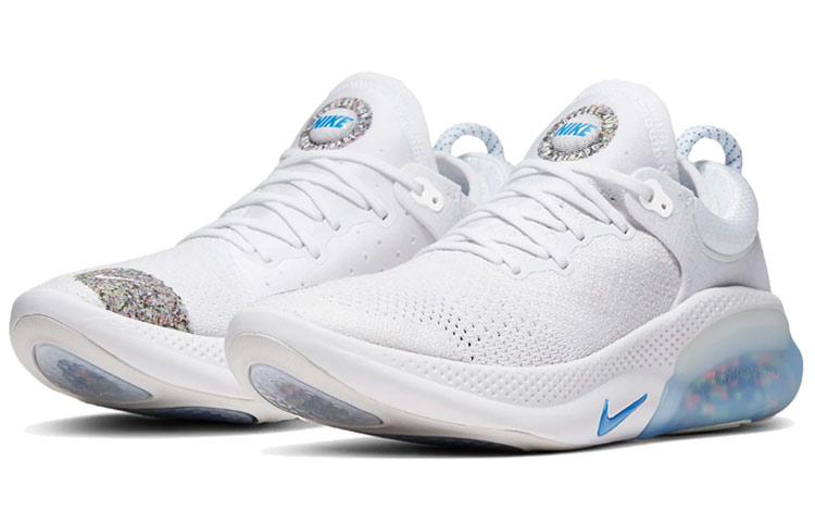 Мужские кроссовки Nike Joyride Run 1 FK (бело-синий) — Белый / светло-синий — фото 3