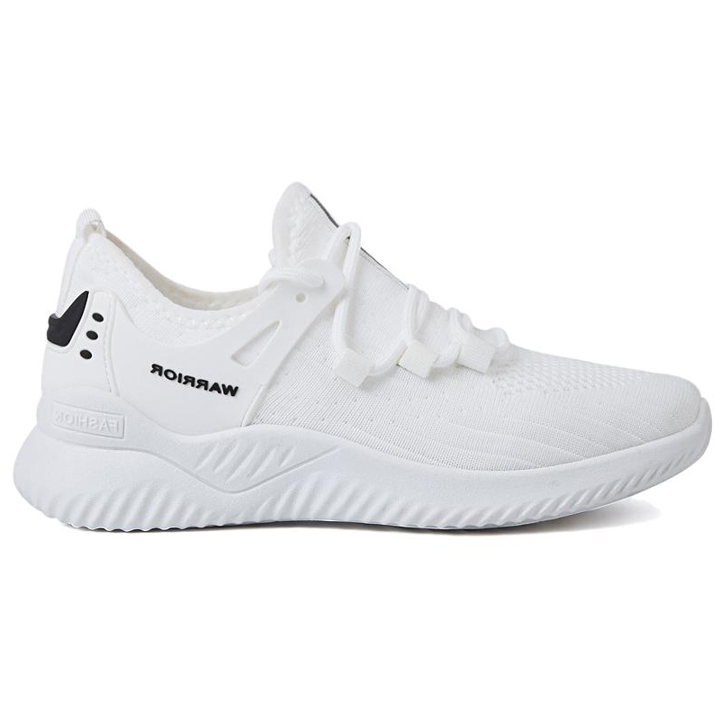 Warrior Comfortable Cushioning Slip Resistant Low top Casual Running Shoes Women’s White