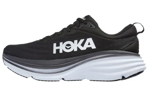 HOKA ONE ONE Bondi 8 D Wide 'Black White' Women's