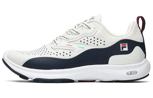 FILA Hyper Runner Cushioning Abrasion Resistant Breathable Low top Running Shoes Women's Litchi White