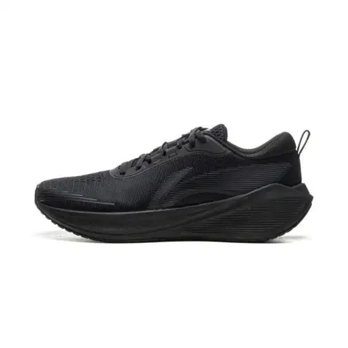 Li Ning Riding The Wind Slip Resistant And Breathable Low top Running Shoes Women's Black