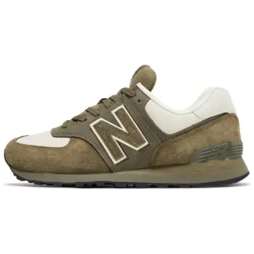 EYe Junya Watanabe MAN x New Balance NB 574 Textile, Leather Low top Running Shoes Men's Olive Green