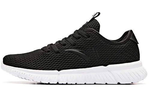 Anta Comfortable Mesh, Textile, Synthetic Leather Cushioning Slip Resistant Breathable Rebound Low top Running Shoes