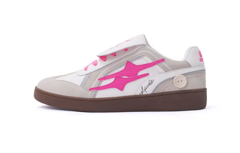 KILLWINNER Noah's Ark Abrasion Resistant Low top Skateboard Shoes Unisex Pink