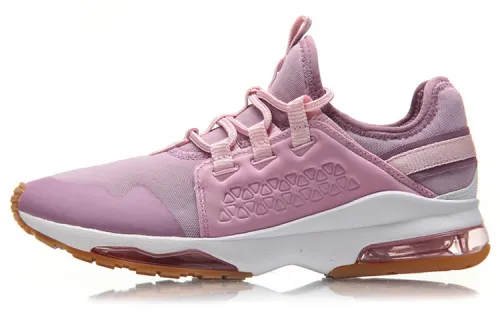 Li Ning Full Length Air Cushion Low top Running Shoes Women's Purple Pink