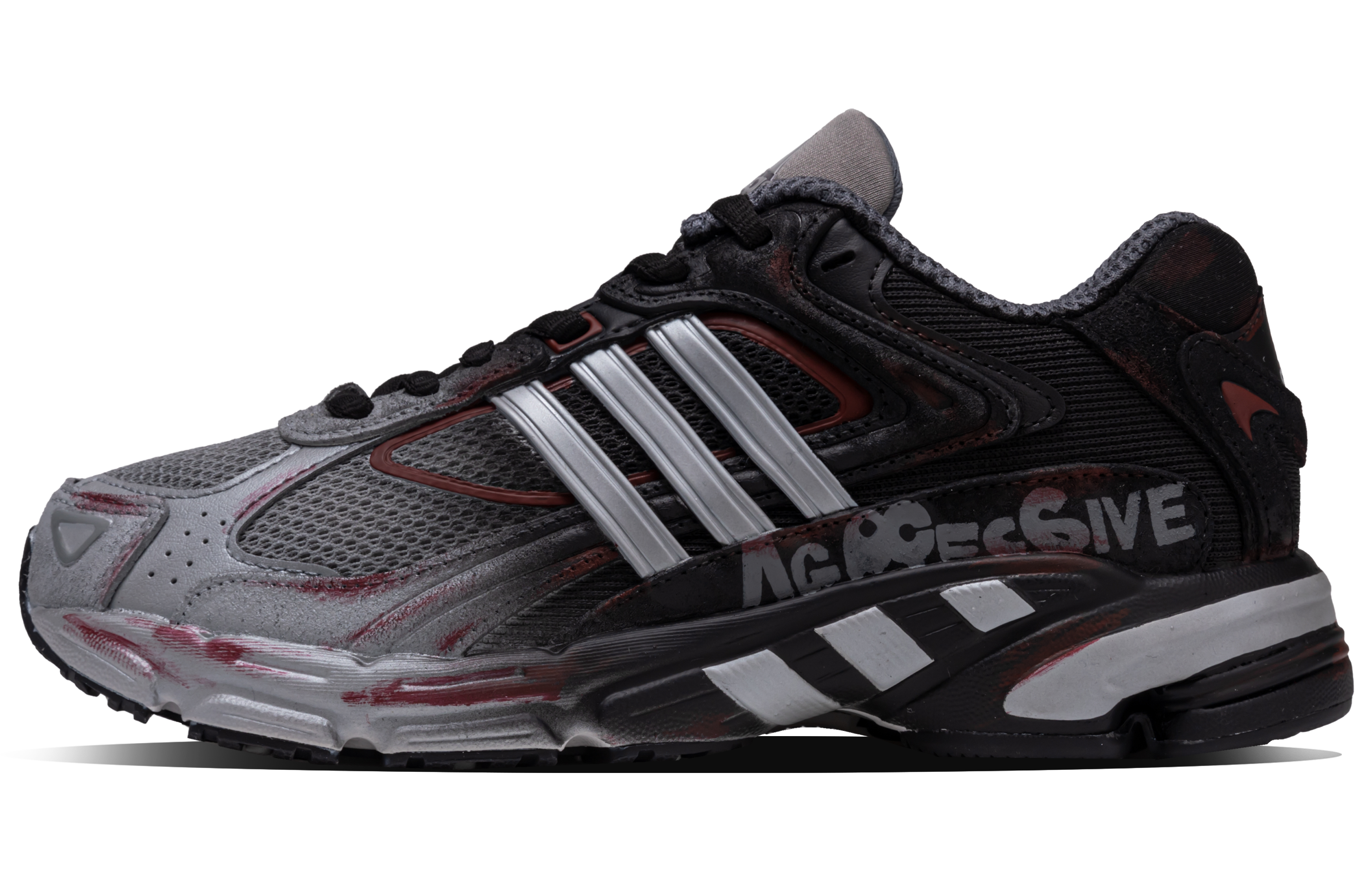 Adidas Originals Response Cl Abrasion Resistant Abrasion Resistant Low top Running Shoes Unisex Black Silver