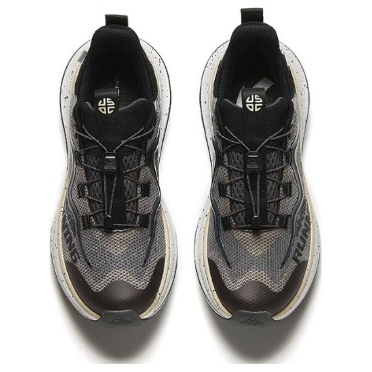 Anta Cushioning Slip Resistant Low top Running Shoes Men’s Gray Black