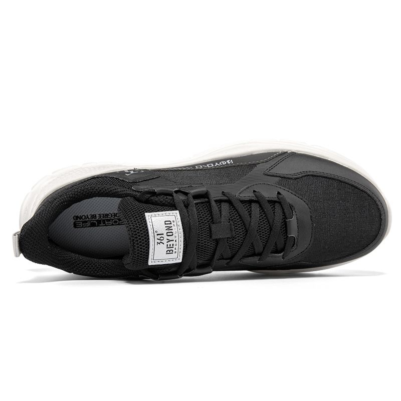 361° Cushioning Breathable Low top Running Shoes Men’s Black White