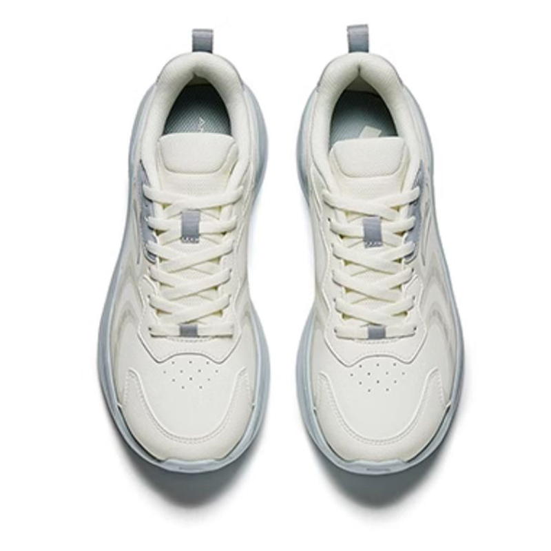 Anta Racing Leather Low top Running Shoes Women’s White Blue