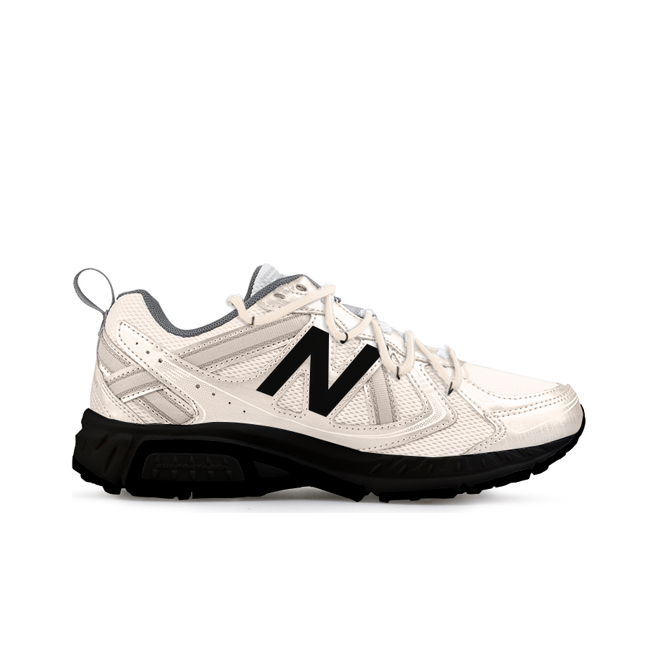 New Balance NB 410 V5 Mesh Mid top Running Shoes Unisex Beige Black