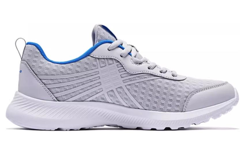 QIAODAN Slip Resistant Abrasion Resistant Slip Resistant Abrasion Resistant Low top Running Shoes Men’s Gray Blue