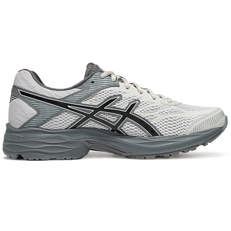 ASICS Gel Flux 4 Low top Rubber SPEVA Casual Physical Fitness Test & Exam Running Shoes Men’s Gray Black