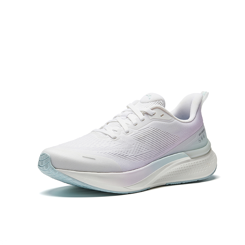 Anta Hydrogen Run 7 Slip Resistant Abrasion Resistant Low top Casual Running Shoes Women’s White Purple
