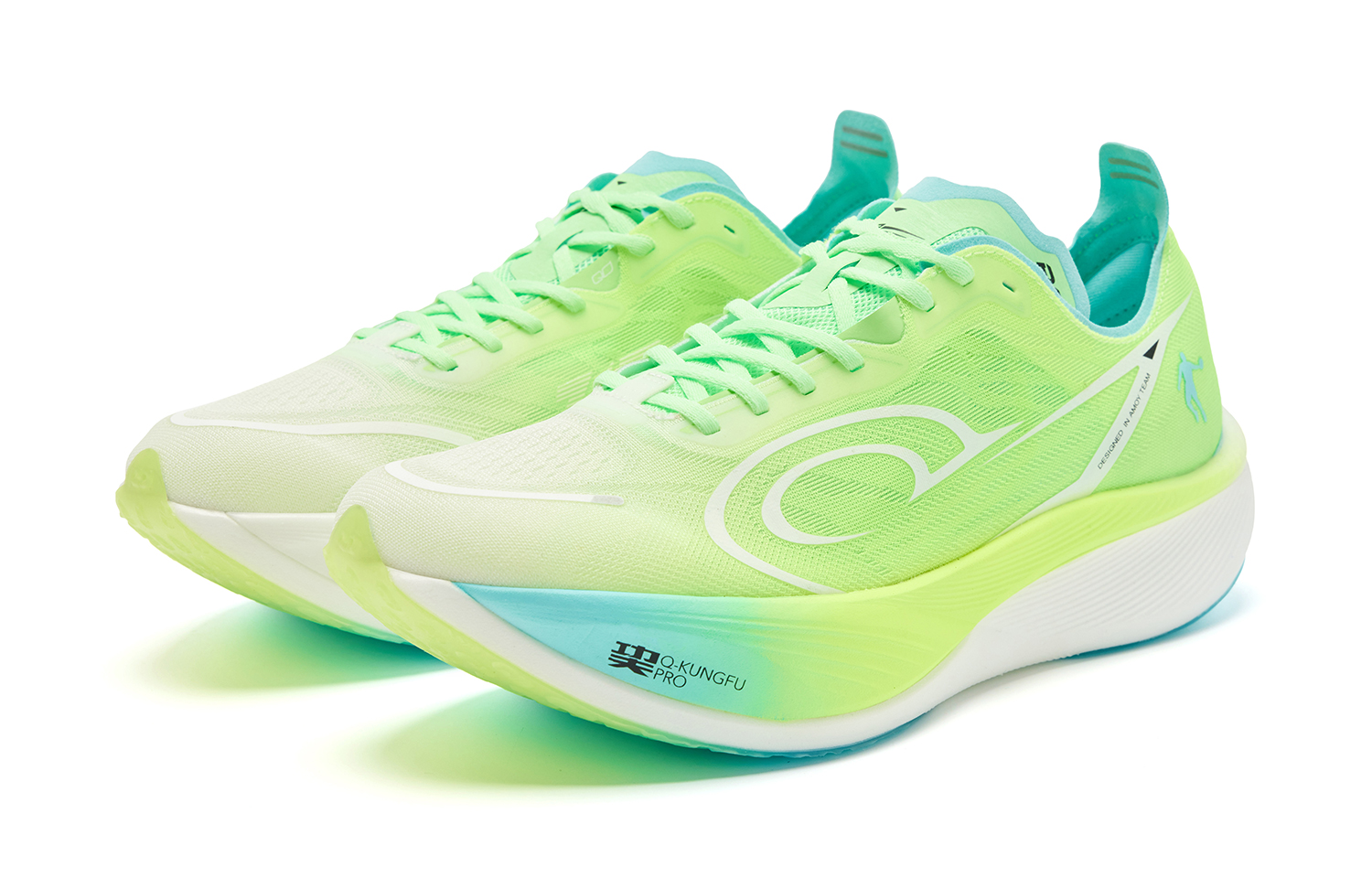 QIAODAN Flying Shadow PB3 Enhanced Running Shoes Men’s Low Top Jordan White/Firefly Yellow