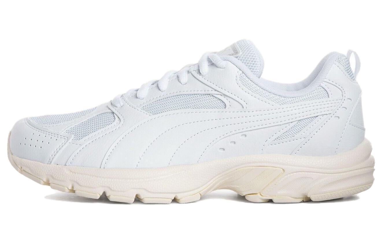 PUMA Milenio Comfortable Cushioning, Wear Resistant Low top Running Shoes Unisex White