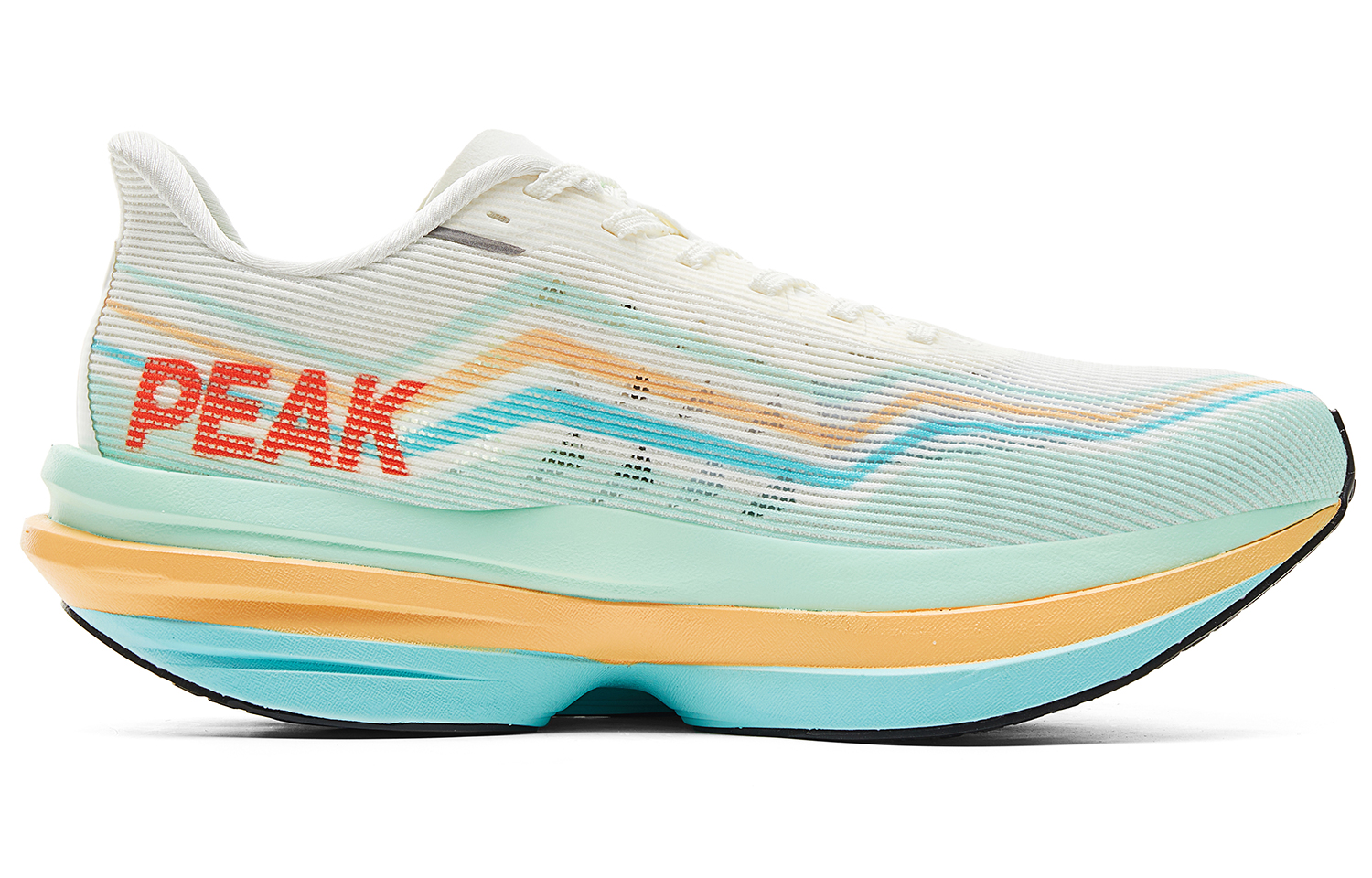 PEAK Taichi Multilayer Wave Cushioning Slip Resistant Abrasion Resistant Breathable Rebound Low top Running Shoes Men’s