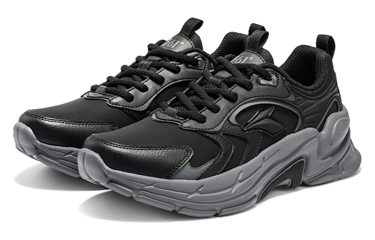 361° Overhill Rebound Low top Running Shoes Men’s Obsidian Black Trendy, Cushioning