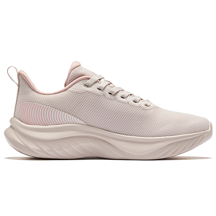 Erke Textile, Mesh Cushioning Rebound Abrasion Resistant Low top Casual Running Shoes Women’s Pink