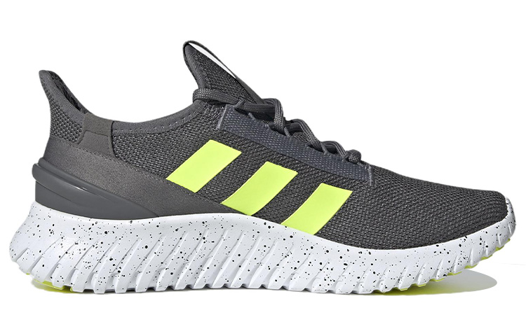 Мужские кроссовки adidas neo Kaptir 2.0 (серо-зеленые) — фото 2