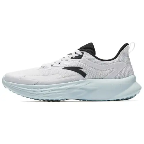 Anta Slip Resistant Abrasion Resistant Slip Resistant Abrasion Resistant Low top Casual Running Shoes Men's Pure White