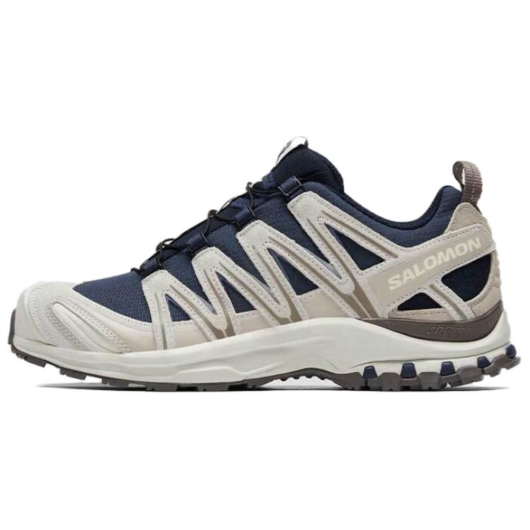 SALOMON Salomon XA PRO 3D SUEDE trendy and fashionable, non-slip, breathable and lightweight, low-cut outdoor functional shoes, same style for men and women, late night blue