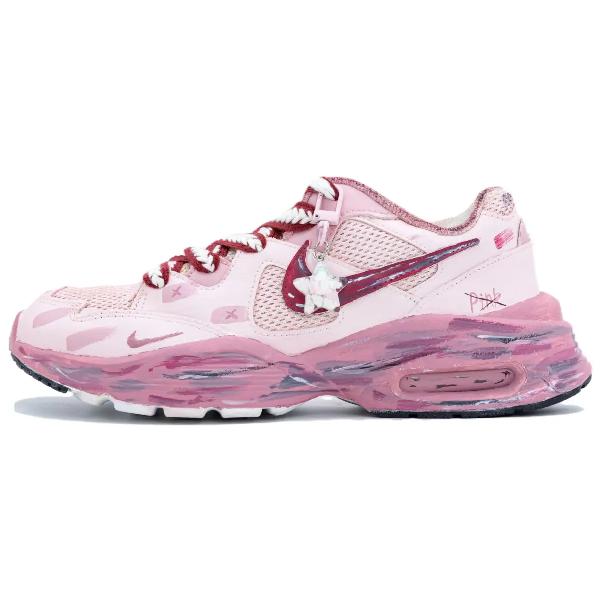 Nike Air Max Fusion Slip-Resistant Height-Increasing Breathable Moisture-Wicking Low-top Casual City Commuting